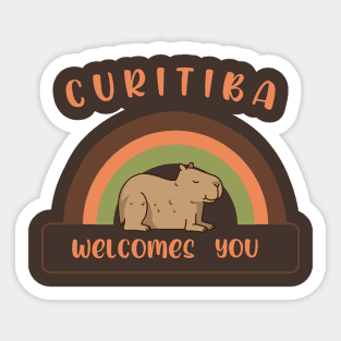 Curitiba welcomes you Sticker